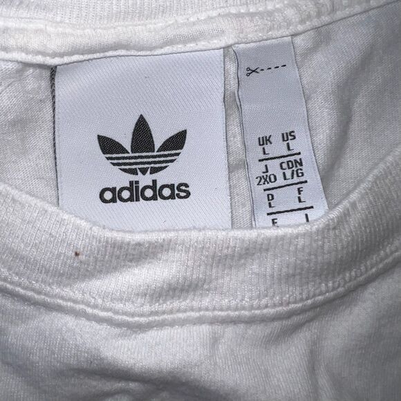 MEN'S ADIDAS ORIGINALS RISE ABOVE IT TREFOIL TEE SHIRT ~ SIZE L~ #HC1790 - Picture 3 of 5